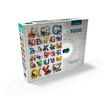 Illustration Collage: Dinosaur Alphabet, vol.5 1000 Jigsaw Puzzle box view2