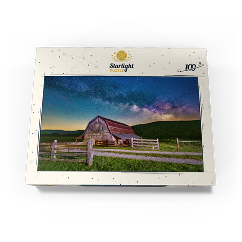 Rustic Barn Under the Milky Way 100 Jigsaw Puzzle box view3