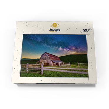 Rustic Barn Under the Milky Way 500 Jigsaw Puzzle box view3