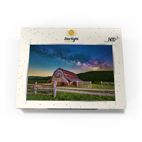 Rustic Barn Under the Milky Way 500 Jigsaw Puzzle box view3