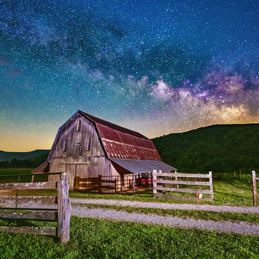 Rustic Barn Under the Milky Way 500 Jigsaw Puzzle 3D Modell