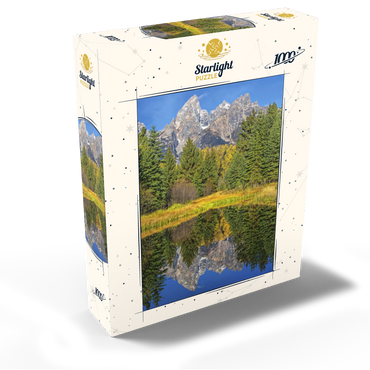 Grand Teton National Park - Mountain Reflection in Autumn 1000 Jigsaw Puzzle box view2