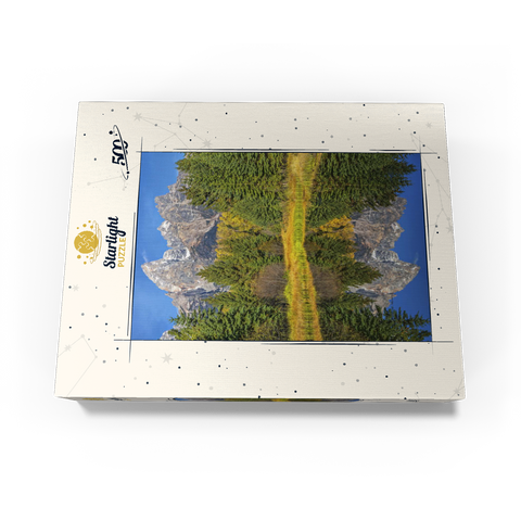 Grand Teton National Park - Mountain Reflection in Autumn 500 Jigsaw Puzzle box view3