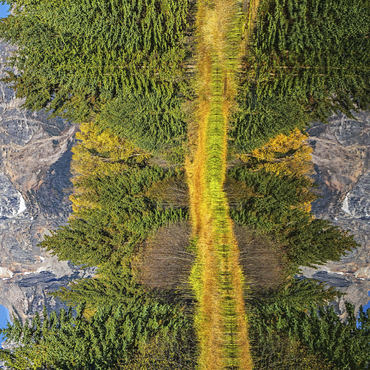 Grand Teton National Park - Mountain Reflection in Autumn 500 Jigsaw Puzzle 3D Modell