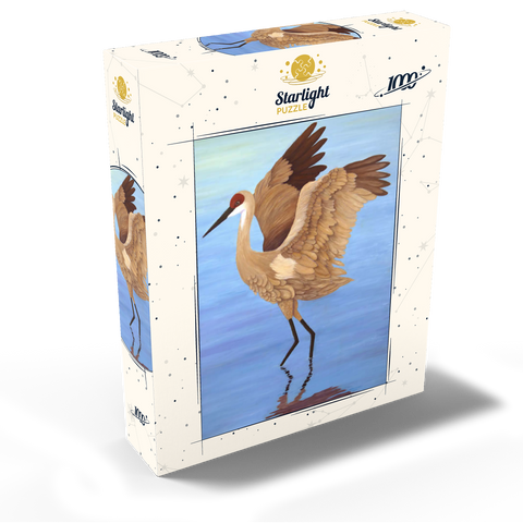 Sandhill Crane with Outstretched Wings 1000 Jigsaw Puzzle box view2