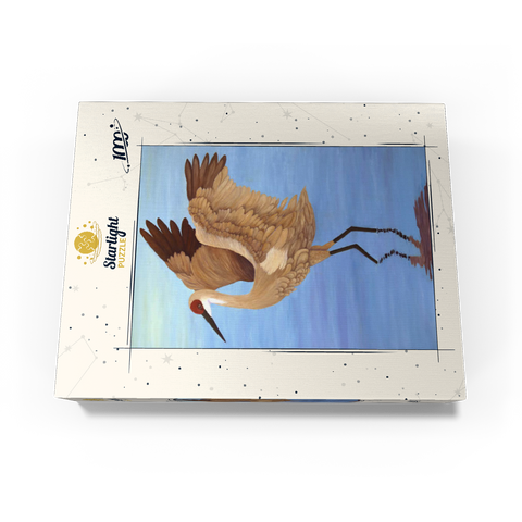 Sandhill Crane with Outstretched Wings 1000 Jigsaw Puzzle box view3