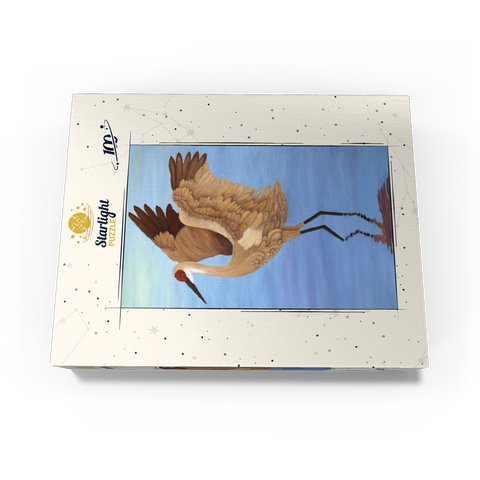 Sandhill Crane with Outstretched Wings 100 Jigsaw Puzzle box view3