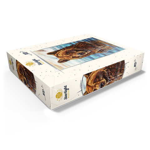Grizzly Bear Emerging from Water 100 Jigsaw Puzzle box view1