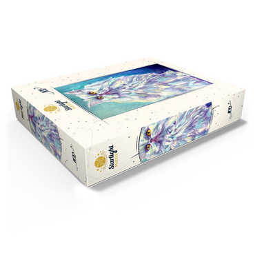 Colorful Persian Cat with Golden Eyes 100 Jigsaw Puzzle box view1