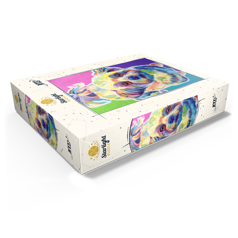 Colorful Shih Tzu with Playful Expression 1000 Jigsaw Puzzle box view1
