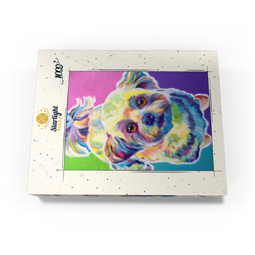Colorful Shih Tzu with Playful Expression 1000 Jigsaw Puzzle box view3