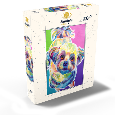 Colorful Shih Tzu with Playful Expression 100 Jigsaw Puzzle box view2