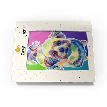 Colorful Shih Tzu with Playful Expression 500 Jigsaw Puzzle box view3