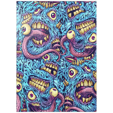 puzzleplate Surreal Monster Faces with Tentacles 1000 Jigsaw Puzzle
