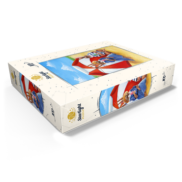 Beach Bunnies - Vintage-Inspired Animal Illustration 100 Jigsaw Puzzle box view1