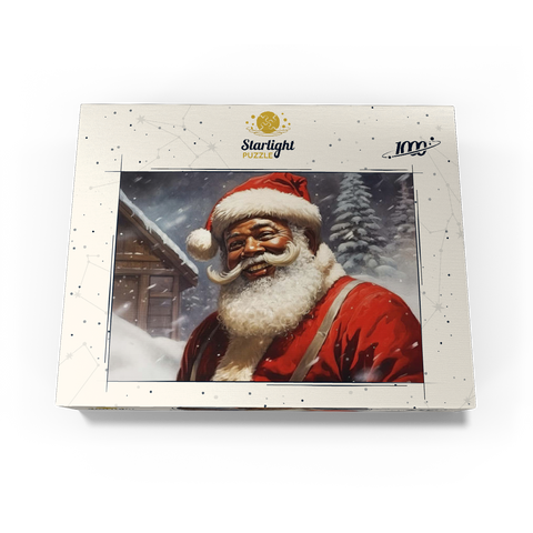 Jolly Santa Claus in Winter Wonderland 1000 Jigsaw Puzzle box view3
