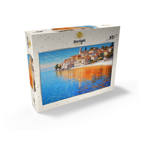 Mediterranean Village by Crystal-Clear Coast 100 Jigsaw Puzzle box view2