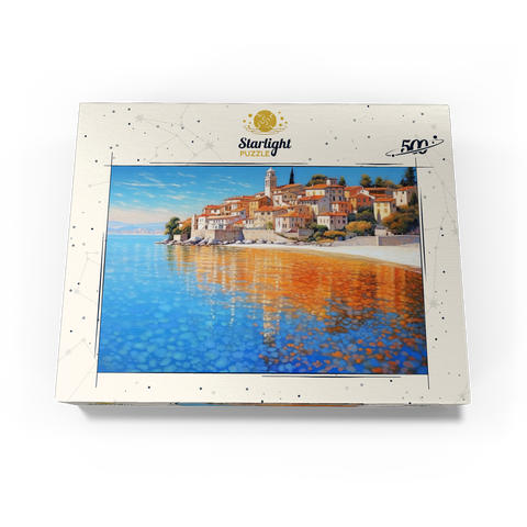 Mediterranean Village by Crystal-Clear Coast 500 Jigsaw Puzzle box view3
