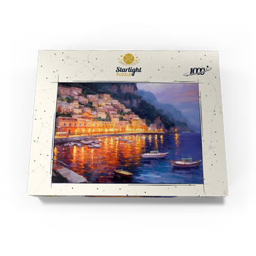 Positano at Twilight with Reflections 1000 Jigsaw Puzzle box view3
