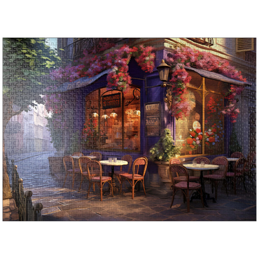 puzzleplate Charming Parisian Café Corner 1000 Jigsaw Puzzle