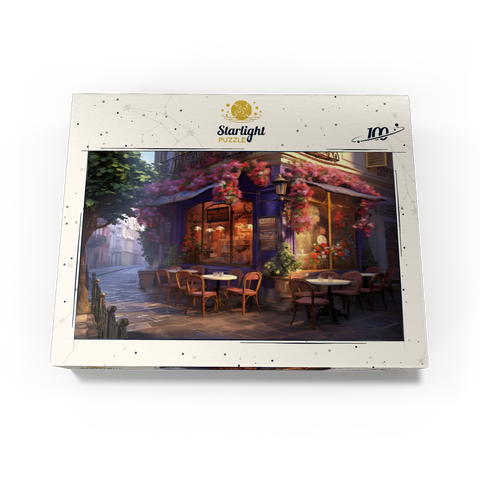 Charming Parisian Café Corner 100 Jigsaw Puzzle box view3
