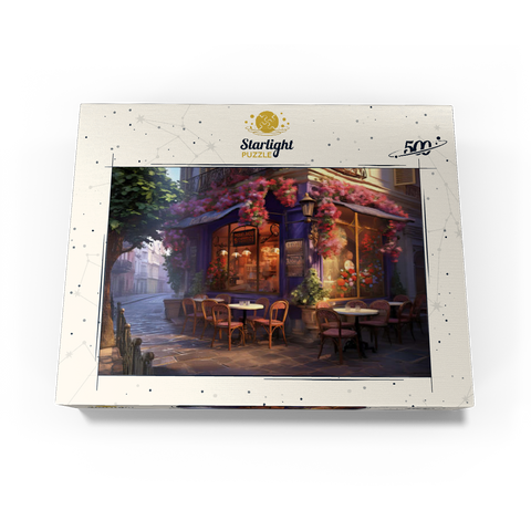 Charming Parisian Café Corner 500 Jigsaw Puzzle box view3