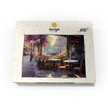 Parisian Sidewalk Café in Bloom 1000 Jigsaw Puzzle box view3