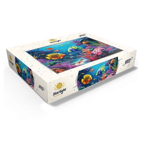 Vibrant Tropical Coral Reef Scene 1000 Jigsaw Puzzle box view1