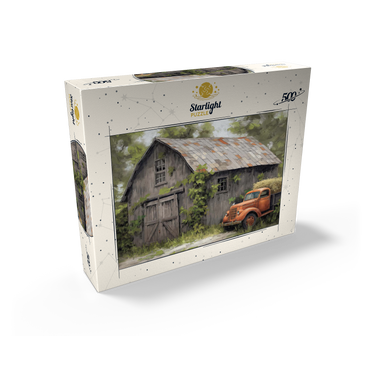 Rustic Barn and Vintage Hay Truck 500 Jigsaw Puzzle box view2