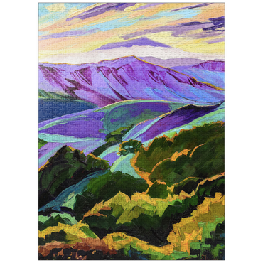 puzzleplate Vivid Hills and Vibrant Valleys 1000 Jigsaw Puzzle