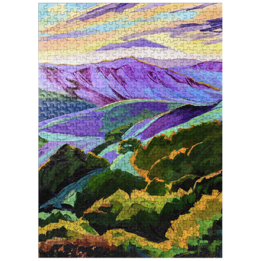puzzleplate Vivid Hills and Vibrant Valleys 500 Jigsaw Puzzle