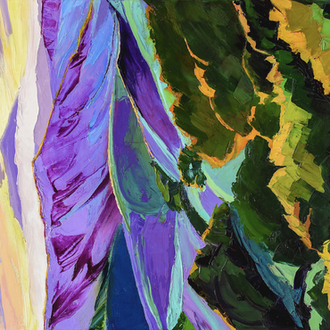 Vivid Hills and Vibrant Valleys 500 Jigsaw Puzzle 3D Modell