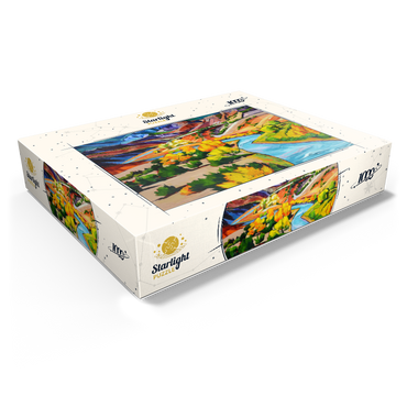 Vivid Canyon River Landscape 1000 Jigsaw Puzzle box view1