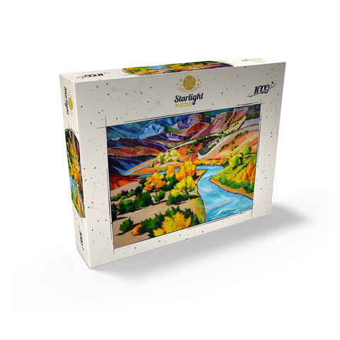 Vivid Canyon River Landscape 1000 Jigsaw Puzzle box view2
