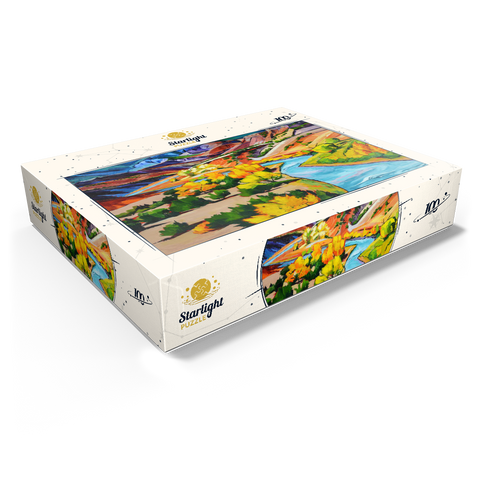 Vivid Canyon River Landscape 100 Jigsaw Puzzle box view1