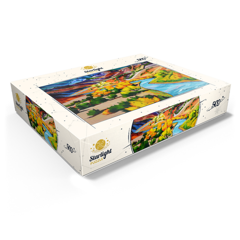 Vivid Canyon River Landscape 500 Jigsaw Puzzle box view1