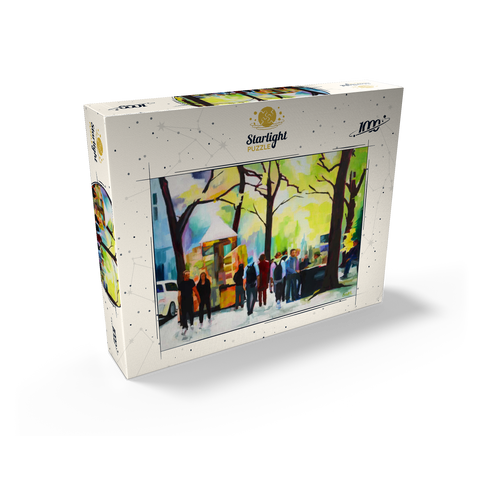 Lively Park Scene with Vibrant Colors 1000 Jigsaw Puzzle box view2