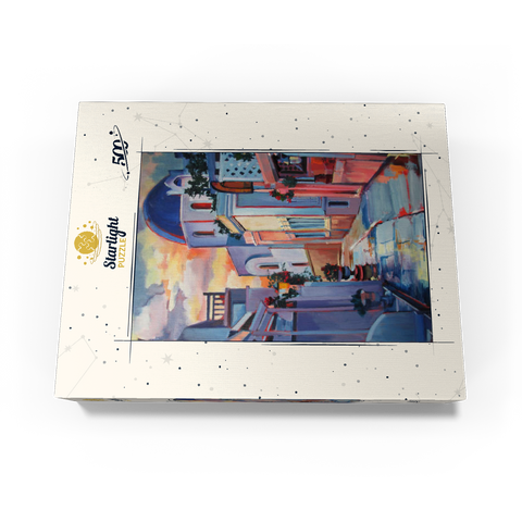 Sunset Alley in Santorini 500 Jigsaw Puzzle box view3