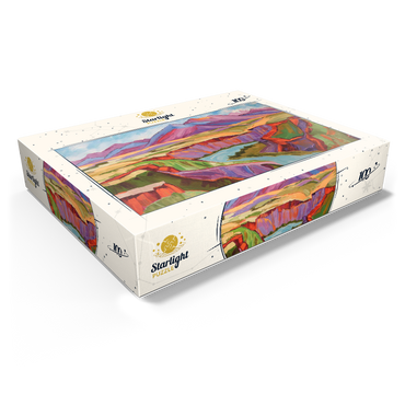 Vivid Canyon and Mountain Landscape 100 Jigsaw Puzzle box view1