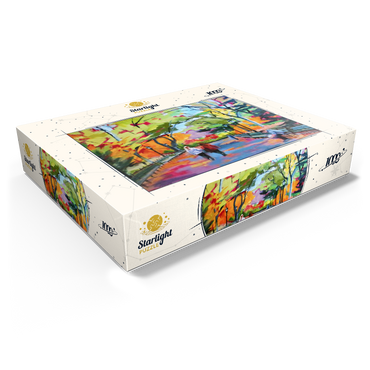 Autumn Walk Through a Vibrant Park 1000 Jigsaw Puzzle box view1
