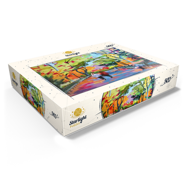 Autumn Walk Through a Vibrant Park 500 Jigsaw Puzzle box view1