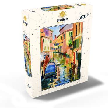 Venetian Canal with Colorful Reflections 1000 Jigsaw Puzzle box view2