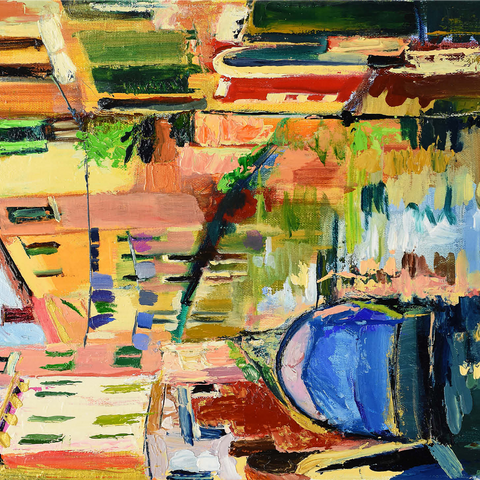 Venetian Canal with Colorful Reflections 1000 Jigsaw Puzzle 3D Modell