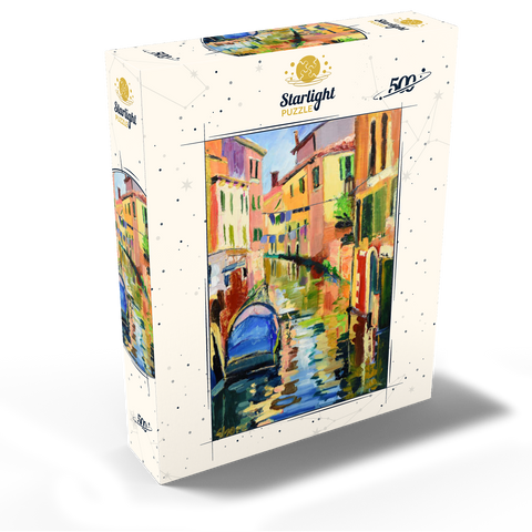 Venetian Canal with Colorful Reflections 500 Jigsaw Puzzle box view2