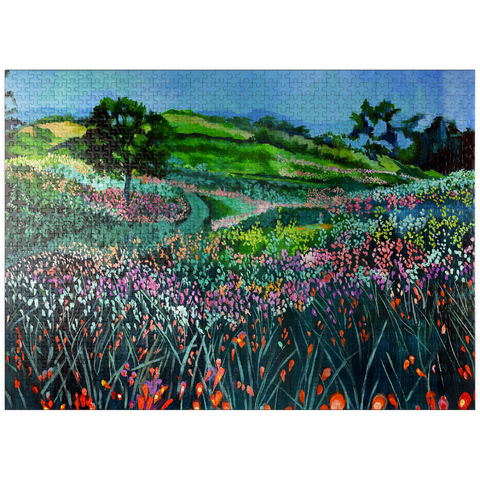 puzzleplate Vibrant Wildflower Meadow 1000 Jigsaw Puzzle