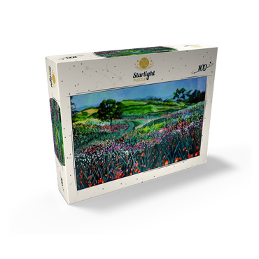 Vibrant Wildflower Meadow 100 Jigsaw Puzzle box view2