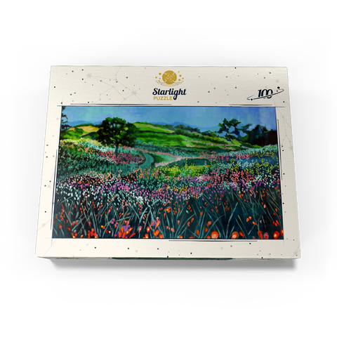 Vibrant Wildflower Meadow 100 Jigsaw Puzzle box view3