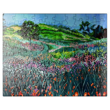 puzzleplate Vibrant Wildflower Meadow 100 Jigsaw Puzzle