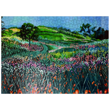 puzzleplate Vibrant Wildflower Meadow 500 Jigsaw Puzzle