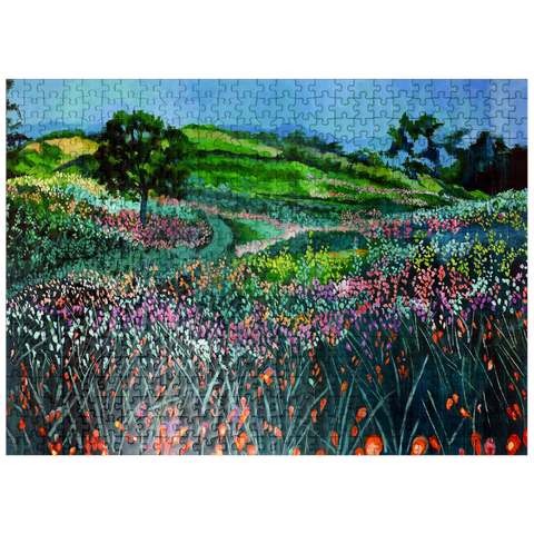 puzzleplate Vibrant Wildflower Meadow 500 Jigsaw Puzzle